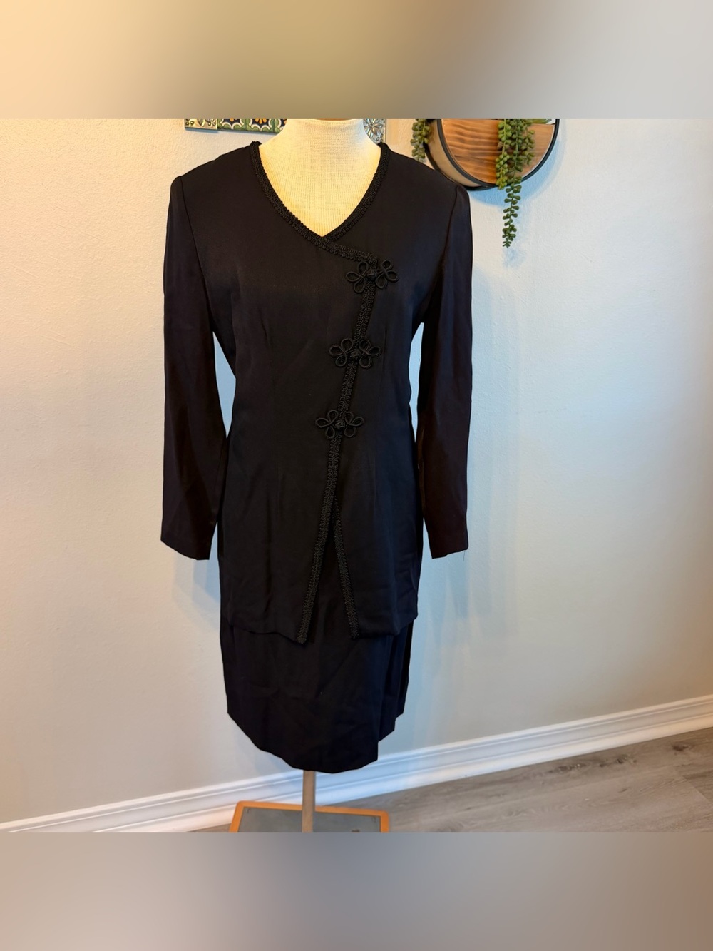 J.B.S. Ltd. Vintage Whimsigoth Made in USA Little Black Dress